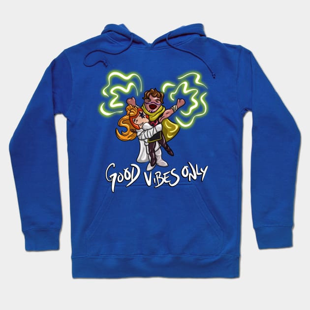 Good vibes Hoodie by carcrashcarlos